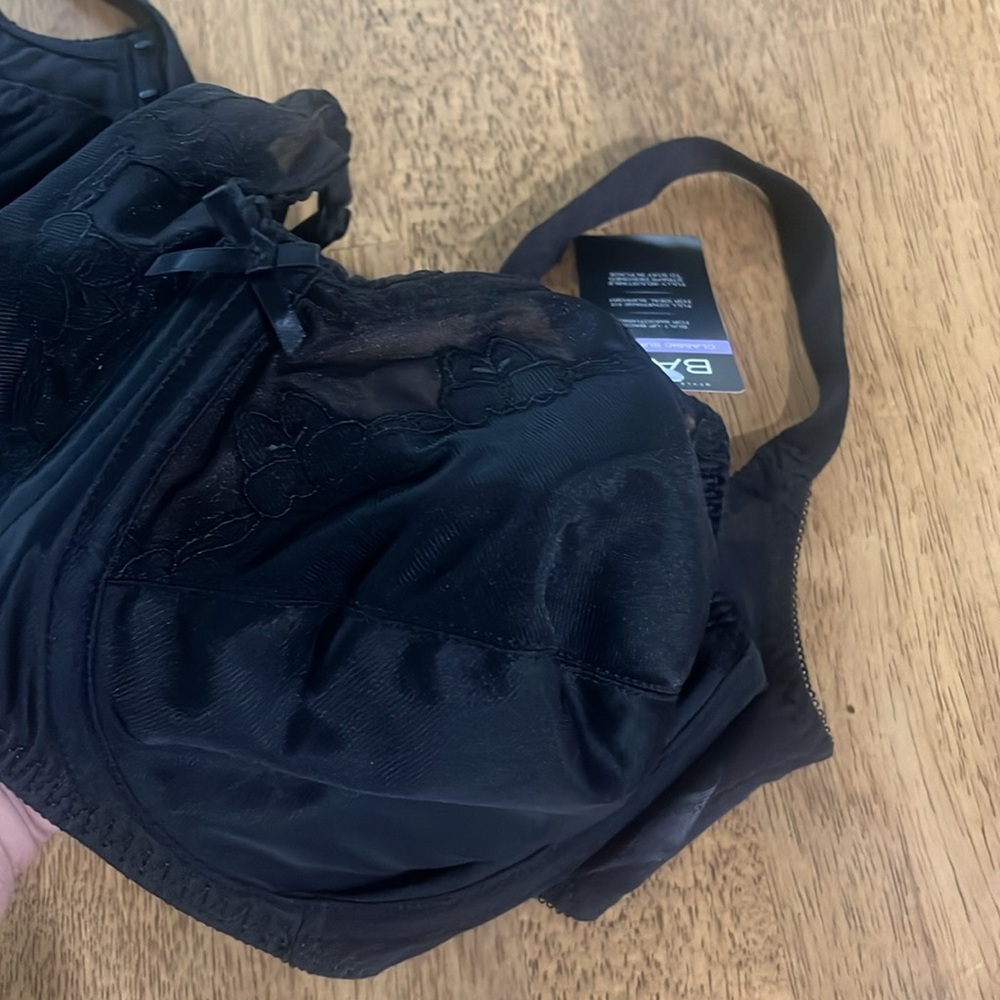 Bali 38DD Black Classic Support, Underwire, Full Coverage, Back Smoothing Bra - Picture 5 of 5